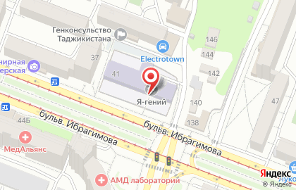 Международная сеть центров по развитию эмоционального интеллекта ЭИ дети на бульваре Ибрагимова на карте