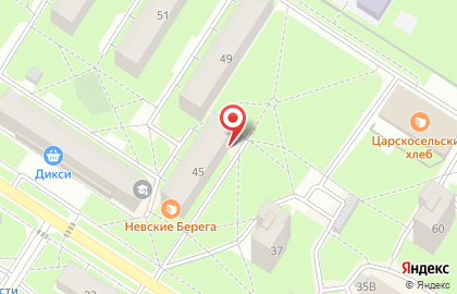 Участковый пункт полиции на улице Ленинградской на карте