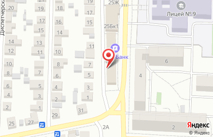 Банкомат Центрально-Черноземный банк Сбербанка России в Железнодорожном районе на карте