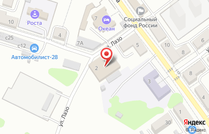 Магазин мебели Мебель Град на улице Лазо на карте