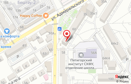 Управление по делам территорий г. Пятигорска на карте