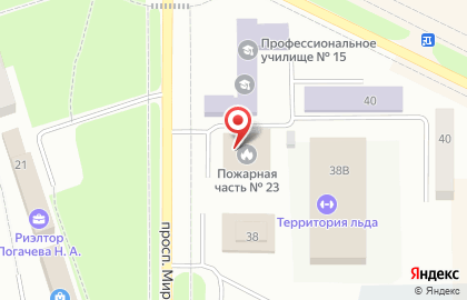 Пожарная часть №23 2 отряд Противопожарной службы Хабаровского края на карте
