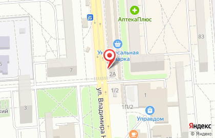 Киоск по продаже рыбной продукции на улице Владимира Невского на карте