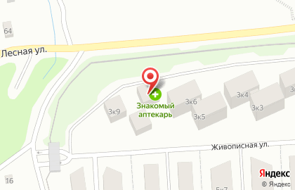 Аптека Знакомый аптекарь в Октябрьском районе на карте