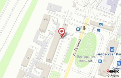 Калужский линейный отдел МВД России на транспорте на карте