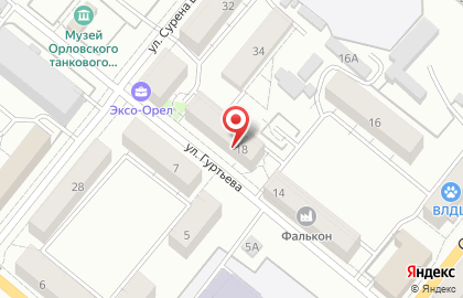 Парикмахерская Мечта в Советском районе на карте