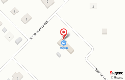 Автомойка Aqua на улице Энергетиков на карте