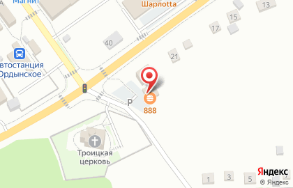Магазин-закусочная 888 на карте