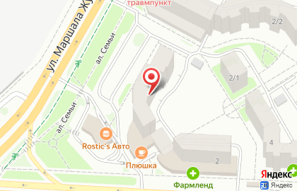 Росс-Тур на улице Академика Королёва на карте