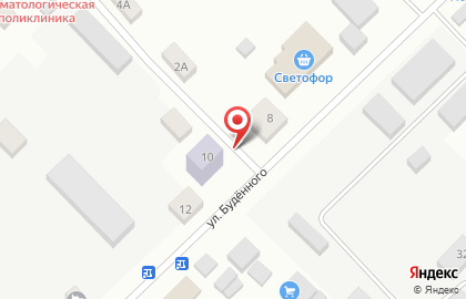 Магазин автозапчастей Союз-Авто на улице Будённого на карте