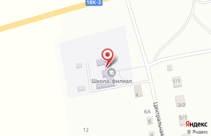 Школа п. Третий Решающий на карте