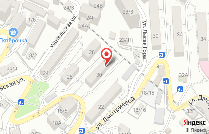 Юридическая компания Сочи-Эксперт на Учительской улице на карте