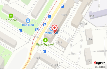 Автошкола Автоправо на Большой Черёмушкинской улице на карте