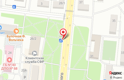 Роспечать, Курортный район на карте