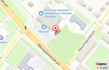 Фирменный магазин Ермолино на Мичуринской улице на карте