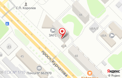 ЗАО Эридан на проспекте Курчатова на карте
