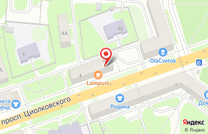 Банкомат Росгосстрах Банк на проспекте Циолковского на карте