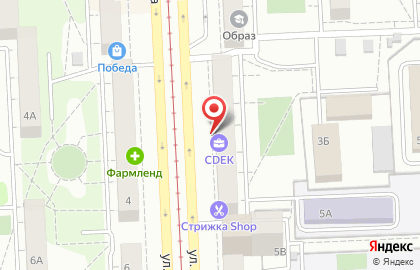 Салон-магазин Табачный капитан в Калининском районе на карте