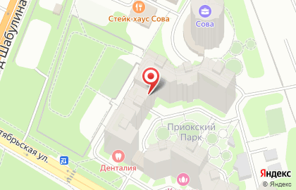 Коррекционно-логопедический центр Марии Черняк в ТЦ Приокский на карте