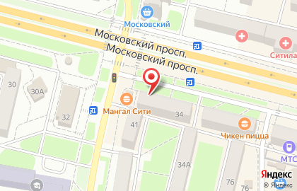 Бар разливного пива Даниловский бар на Московском проспекте на карте