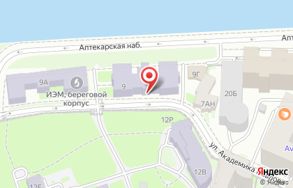 Аксиома на улице Академика Павлова (Володарский) на карте