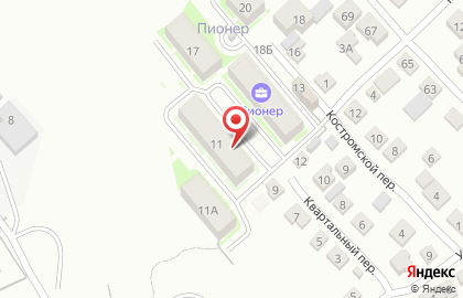 Пионер, ЗАО ТРАНССТРОЙ на Пионерской улице на карте
