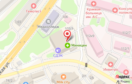 Парикмахерская Модель в Петропавловске-Камчатском на карте
