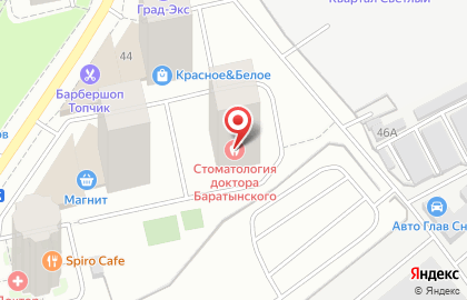 Студия красоты YES NAIL на улице Твардовского на карте