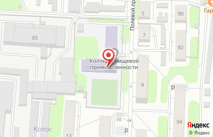 Профессиональный лицей №3 в Полевом проезде на карте