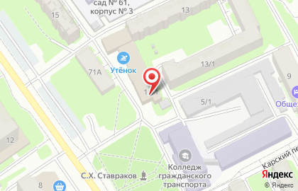 Зоомагазин Зоомир на улице Суворова на карте