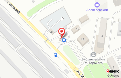 Шиномонтажная мастерская на улице Алексеева на карте