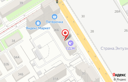 Торгово-производственная компания Фабрика носков на улице Энтузиастов на карте