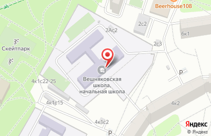 Вешняковская школа на Вешняковской улице на карте