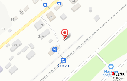 Железнодорожный вокзал, с. Сокур на карте