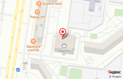 Салон бровей и ресниц на улице Ворошилова на карте