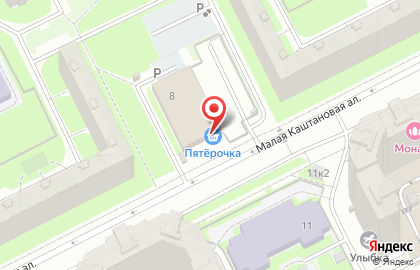 Супермаркет Пятёрочка в Санкт-Петербурге на карте