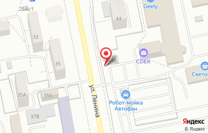 Сервисный центр Аком на улице Ленина на карте