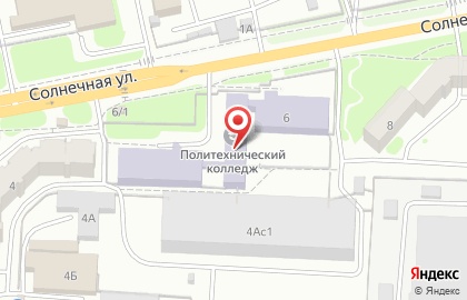 Терминал Прио-Внешторгбанк на Солнечной улице, 6 на карте