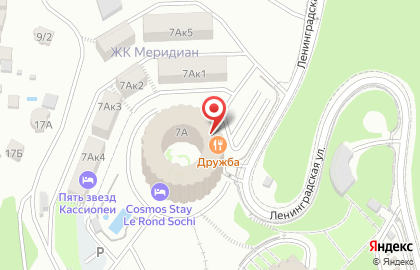 Строительная компания Ареал на улице Ленинградской на карте