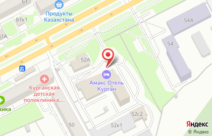 Салон реставрации подушек Перышко в Кургане на карте