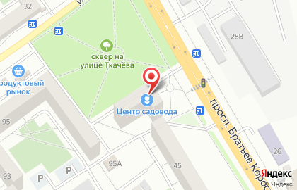 Центр садовода в Оренбурге на карте