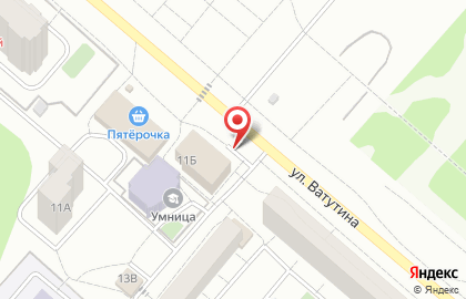 Сатурн на улице Ватутина на карте