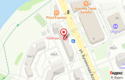 Медицинская лаборатория NovaScreen на метро Бунинская аллея на карте