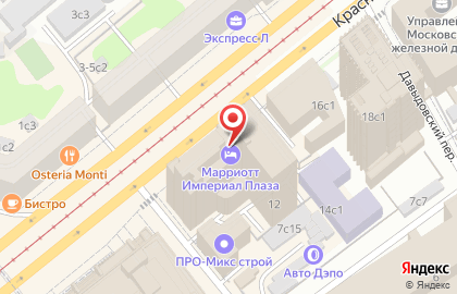 Бизнес-центр Империал плаза на карте