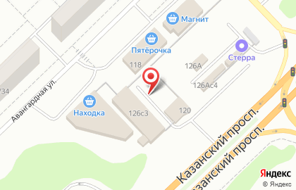 Автомойка Lider на Казанском проспекте на карте