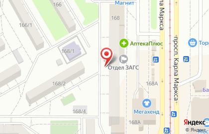 Банкомат, СКБ-банк на улице Карла Маркса на карте
