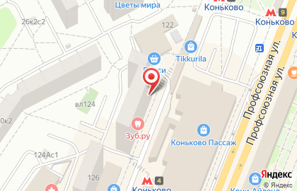 Салон Валентина на Профсоюзной улице на карте