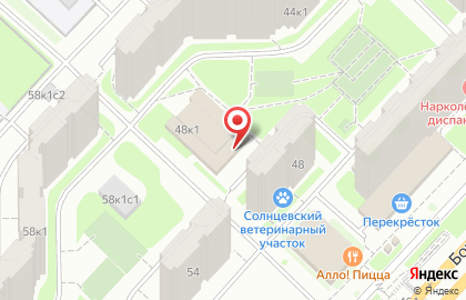 ОДС на Боровском шоссе на карте