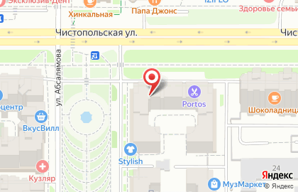 Магазин NL International в Ново-Савиновском районе на карте