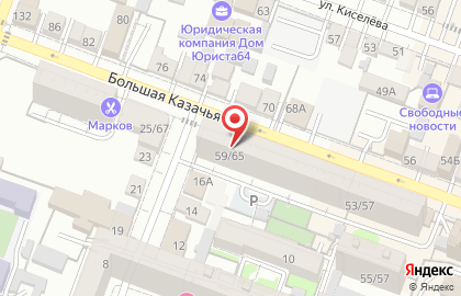 Студия мебели Аскет на Большой Казачьей улице на карте